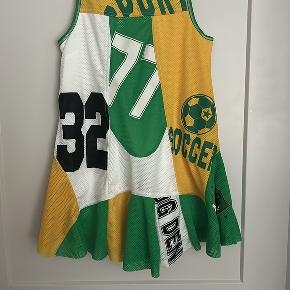 BDG Green and Yellow Mini Dress - Picture 7 of 14